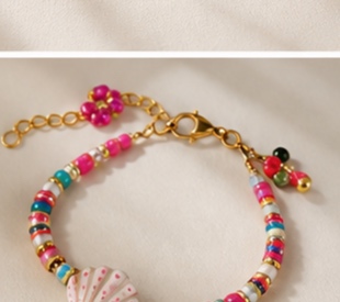 Kralenarmband met schelp